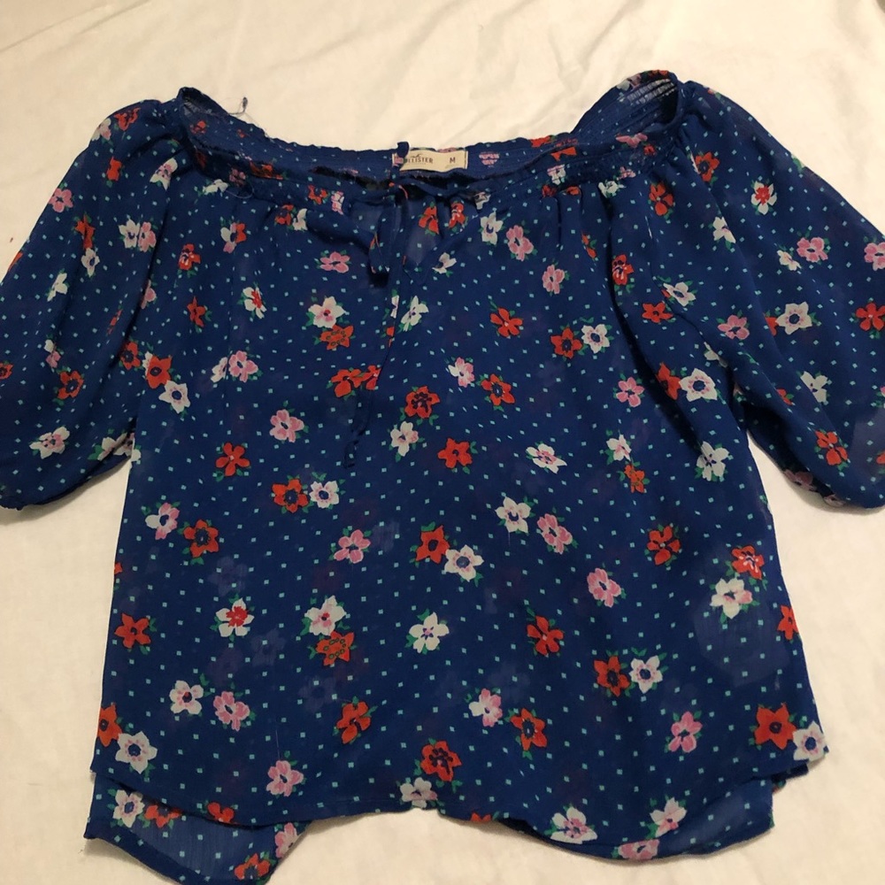 Floral Hollister Blouse/top
